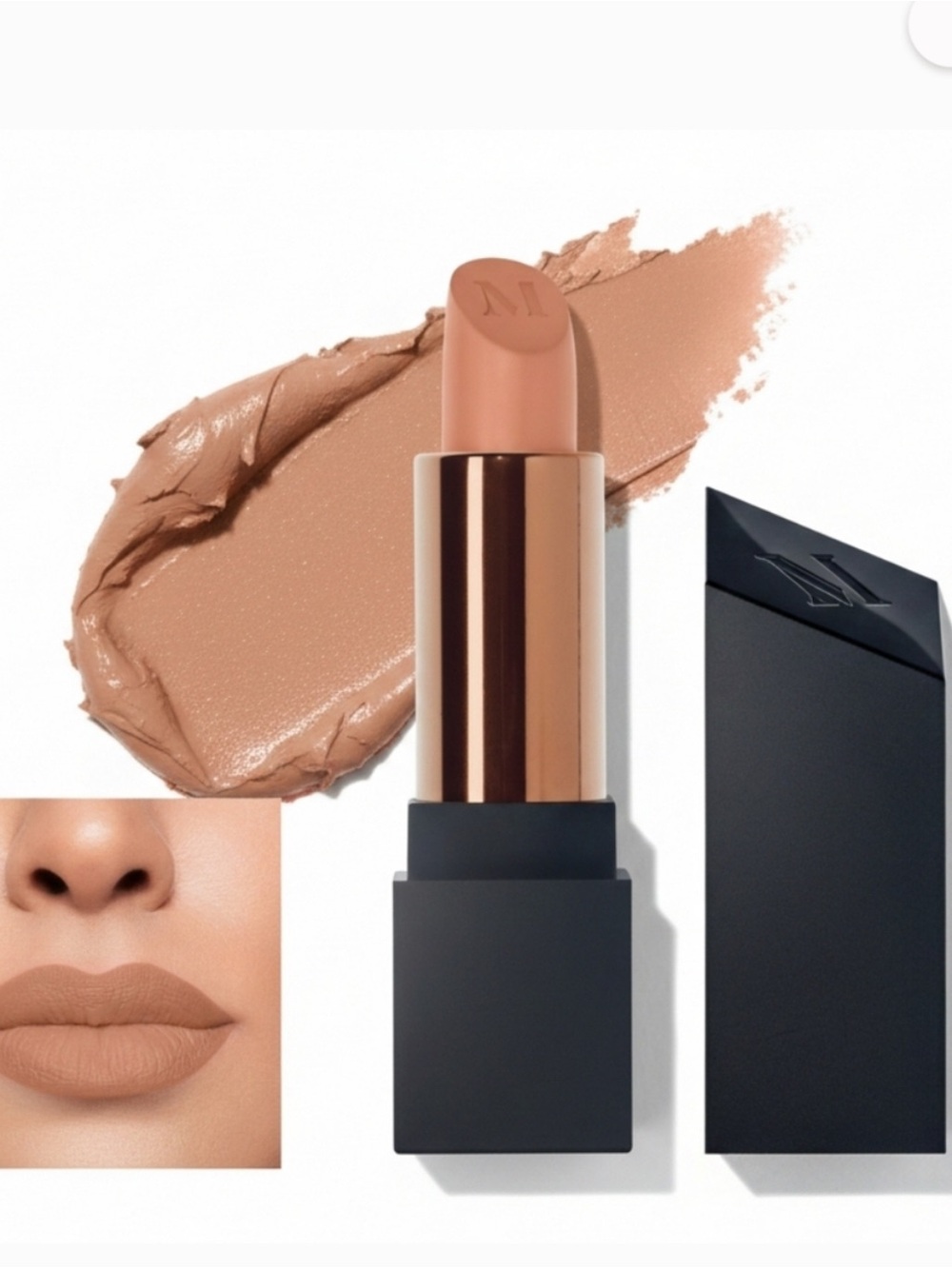 Morphe Commit Chai Latte Mega Matte / Warm Nude / Brown Nude Super Mat Lipstick
